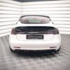 Tesla Model 3 - Zadnji difuzor Maxton Design Valovnica V.2