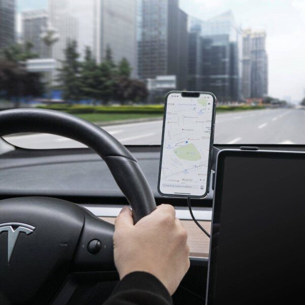Spigen OneTap Suporte de telemóvel Magsafe para Tesla Model 3, Model S, Model X e Model Y - Tesla Shop