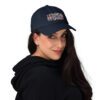 classic dad hat navy front 648b10395f527